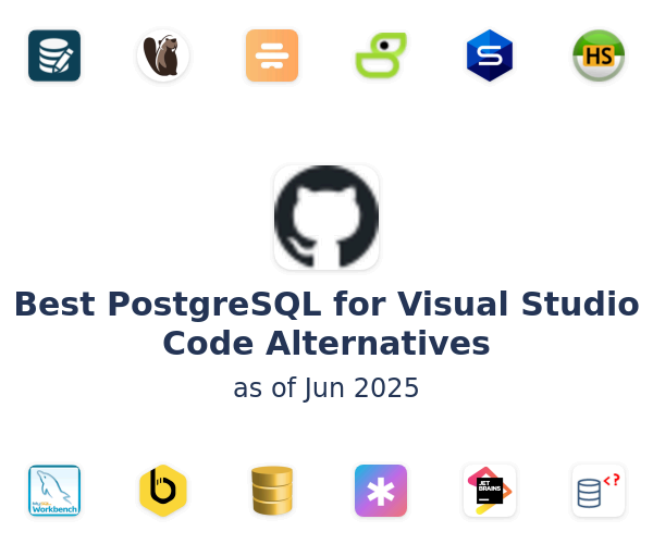 Best PostgreSQL for Visual Studio Code Alternatives