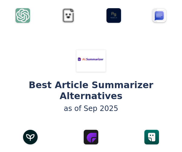 Best Article Summarizer Alternatives