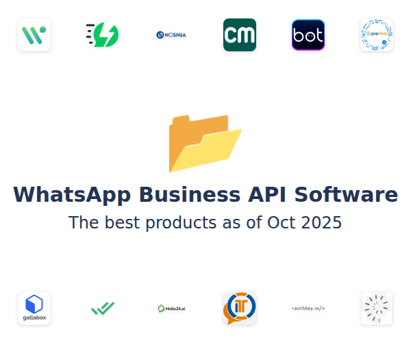 The best WhatsApp Business API products