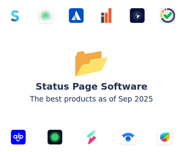 The best Status Page products