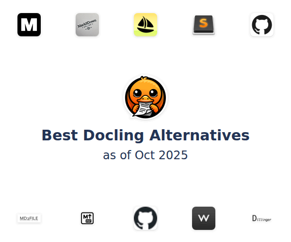 Best Docling Alternatives