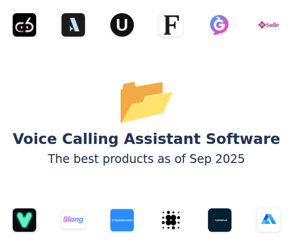 The best Voice Calling Assistant products