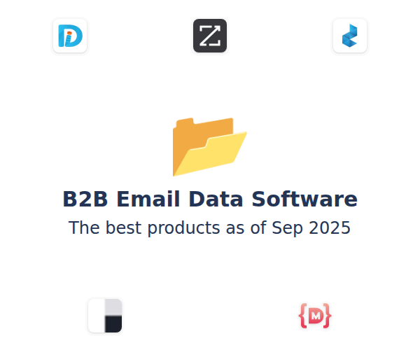 The best B2B Email Data products