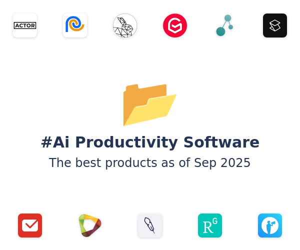 The best #Ai Productivity products