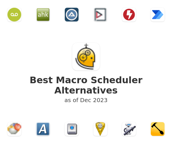 Best Macro Scheduler Alternatives