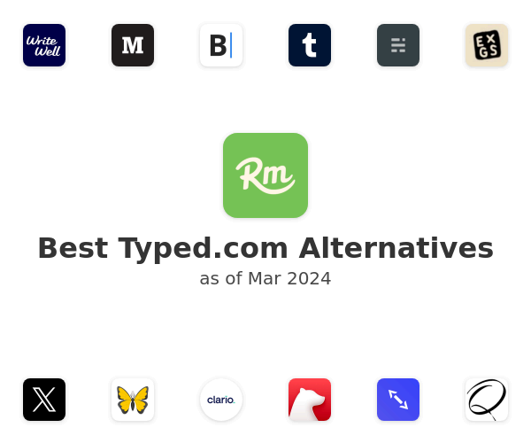Best Typed.com Alternatives
