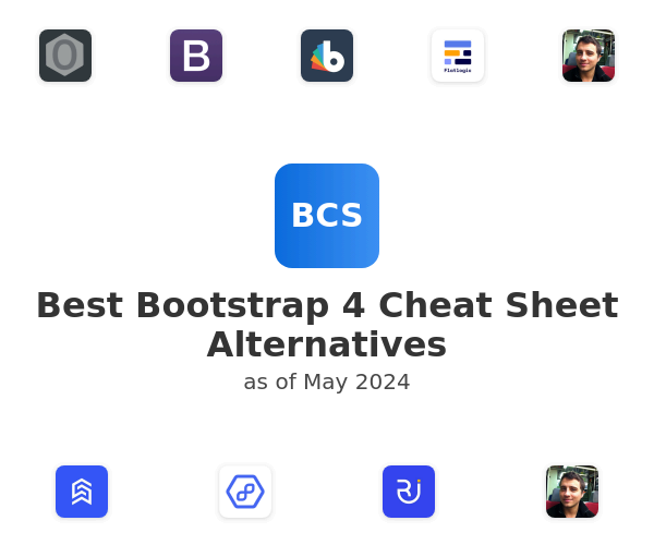 Best Bootstrap 4 Cheat Sheet Alternatives