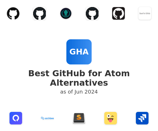Best GitHub for Atom Alternatives
