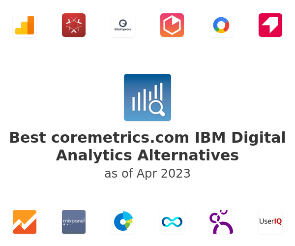 Best coremetrics.com IBM Digital Analytics Alternatives