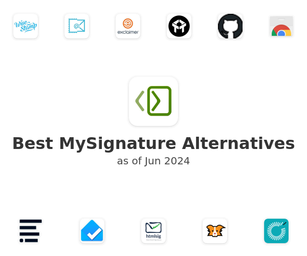 Best MySignature Alternatives