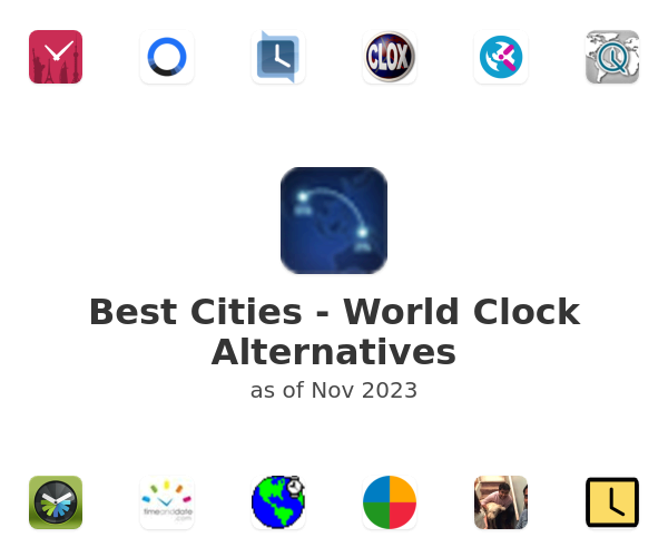 Best Cities - World Clock Alternatives