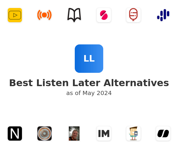 Best Listen Later Alternatives