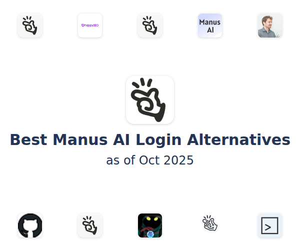 Best Manus AI Login Alternatives
