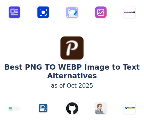Best PNG TO WEBP Image to Text Alternatives