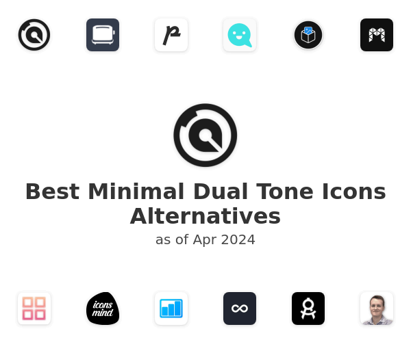 Best Minimal Dual Tone Icons Alternatives