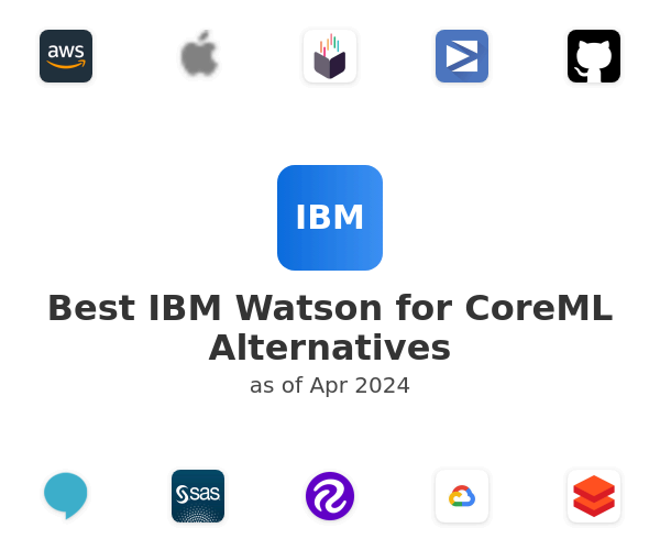 Best IBM Watson for CoreML Alternatives