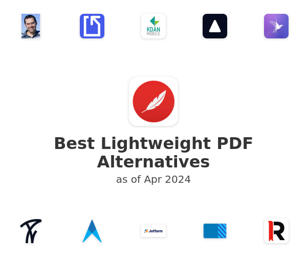 Best Lightweight PDF Alternatives