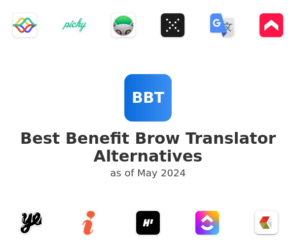 Best Benefit Brow Translator Alternatives