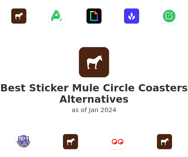Best Sticker Mule Circle Coasters Alternatives