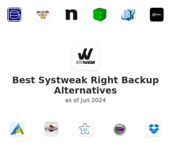 Best Systweak Right Backup Alternatives