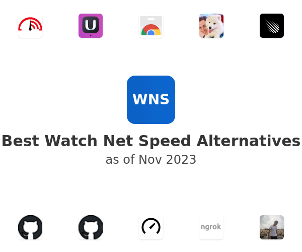 Best Watch Net Speed Alternatives