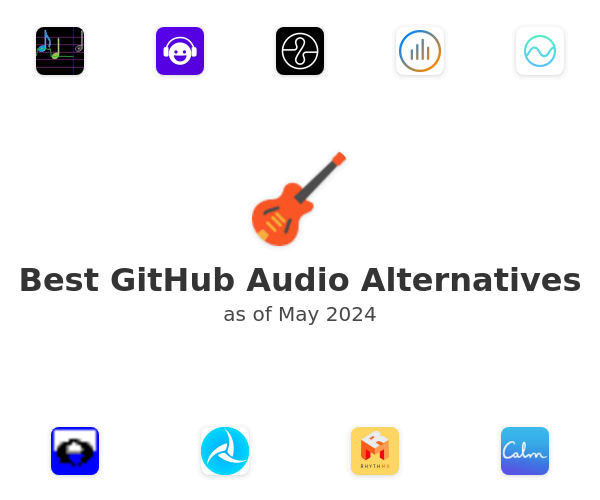 Best GitHub Audio Alternatives