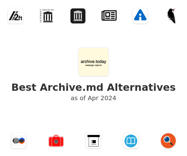 Best Archive.md Alternatives