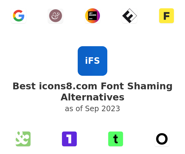 Best icons8.com Font Shaming Alternatives