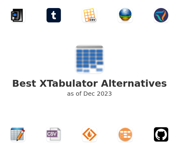Best XTabulator Alternatives