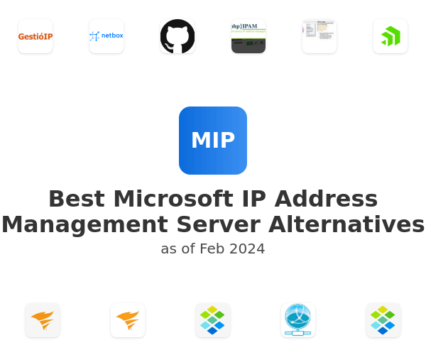 Best Microsoft IP Address Management Server Alternatives