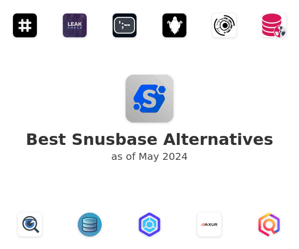 Best Snusbase Alternatives