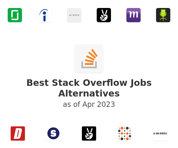 Best Stack Overflow Jobs Alternatives