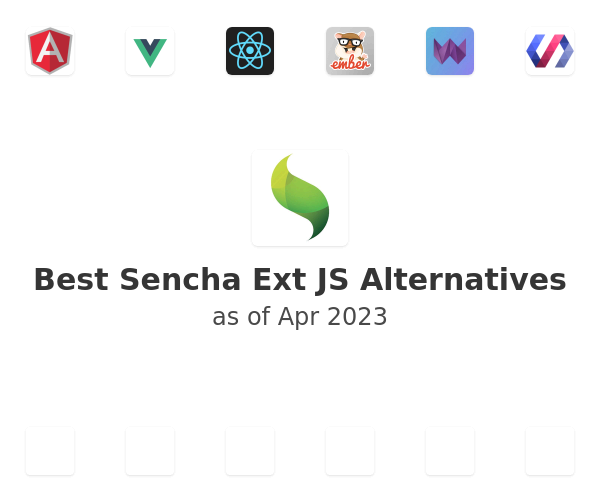 Best Sencha Ext JS Alternatives