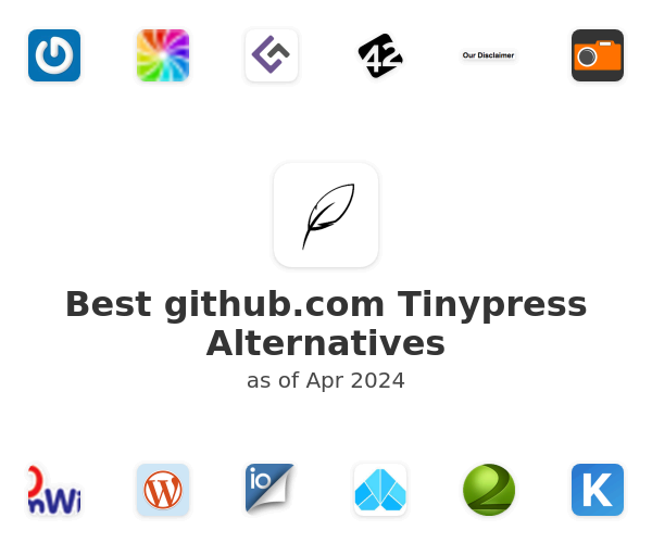 Best github.com Tinypress Alternatives