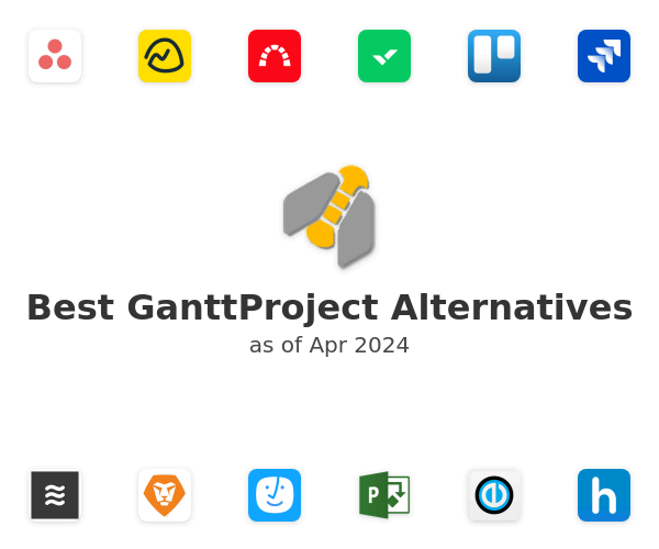 Best GanttProject Alternatives