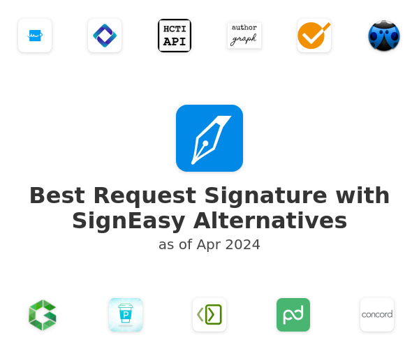 Best Request Signature with SignEasy Alternatives