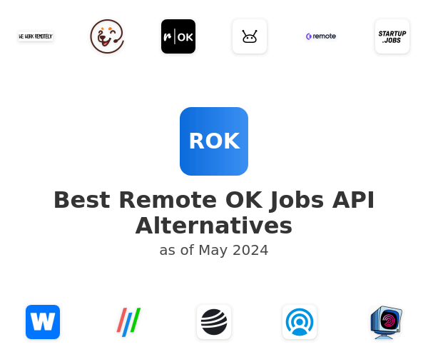 Best Remote OK Jobs API Alternatives