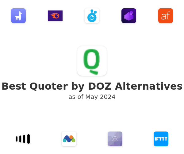 Best Quoter by DOZ Alternatives