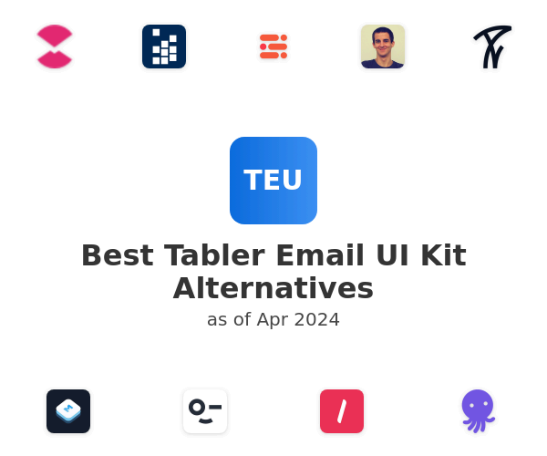 Best Tabler Email UI Kit Alternatives