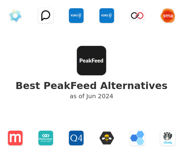 Best PeakFeed Alternatives