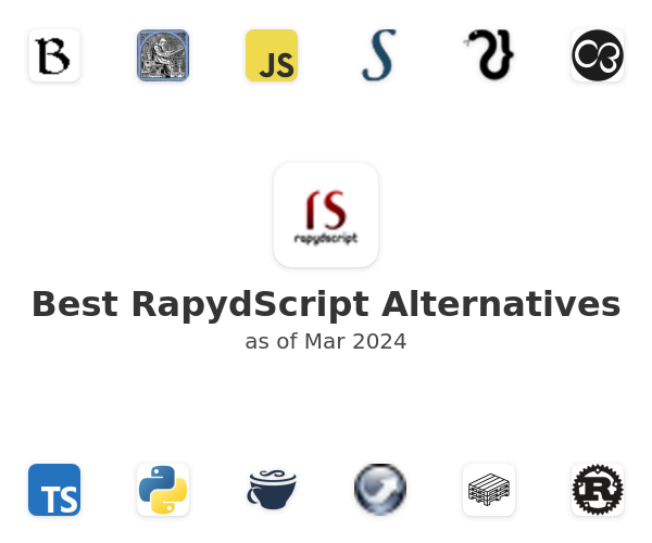 Best RapydScript Alternatives