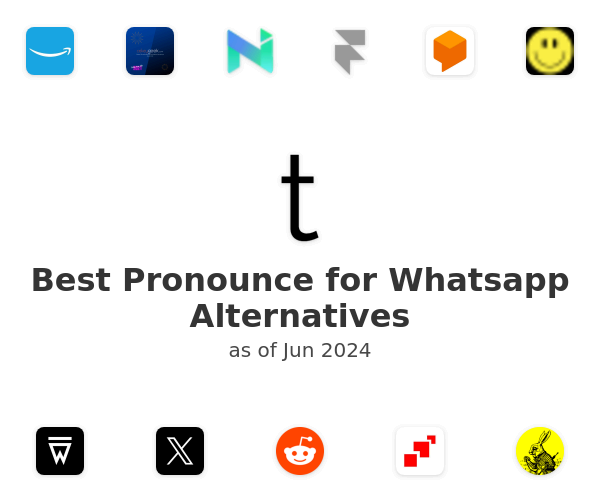 Best Pronounce for Whatsapp Alternatives