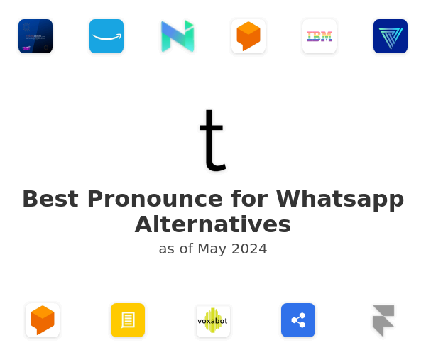 Best Pronounce for Whatsapp Alternatives