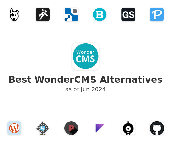 Best WonderCMS Alternatives