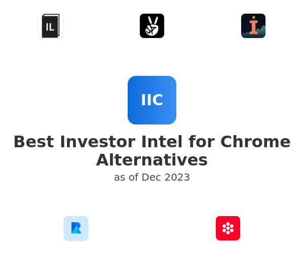 Best Investor Intel for Chrome Alternatives