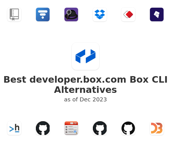 Best developer.box.com Box CLI Alternatives