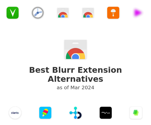 Best Blurr Extension Alternatives