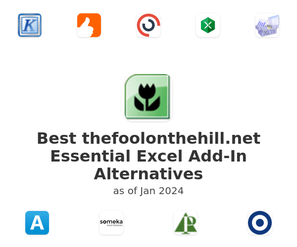 Best thefoolonthehill.net Essential Excel Add-In Alternatives
