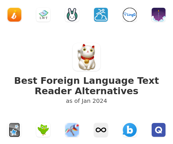 Best Foreign Language Text Reader Alternatives