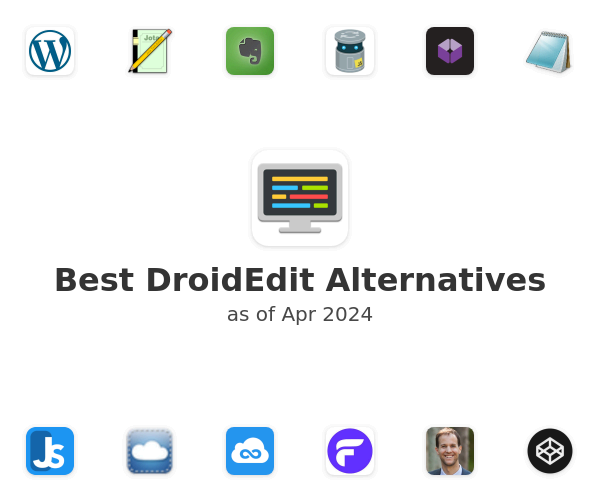 Best DroidEdit Alternatives